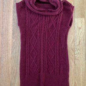 Sleeveless cowl neck